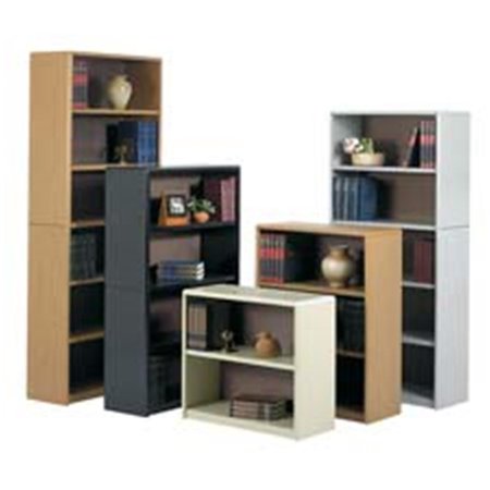 BETTERBEDS 3 Shelf Bookcase- 31-.75in.Wx13-.50in.Dx41in.H- Gray BE2655530